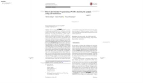 Pure-Call Oriented Programming (PCOP): chaining the gadgets using call instructions